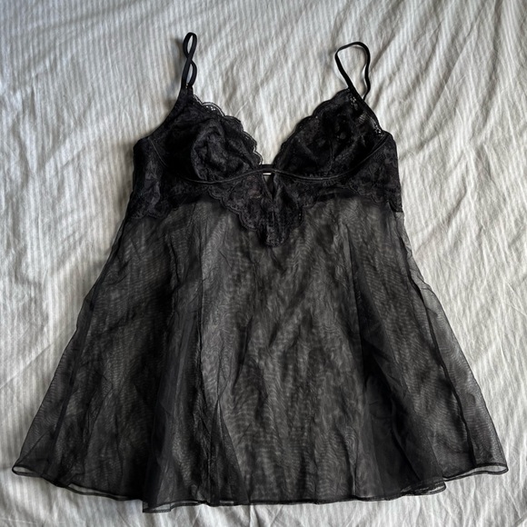 Victoria's Secret babydoll mesh lace slip - Picture 1 of 6